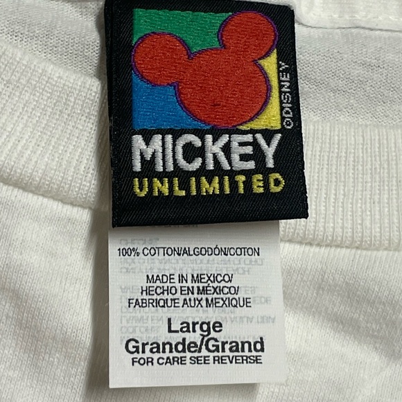 Vintage Mickey Mouse and Minnie Disney Graphic T-shirt Flower Field - Picture 4 of 5
